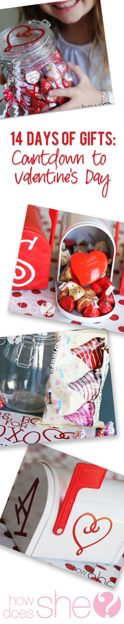 14 days of gifts countdown to Valentines Day