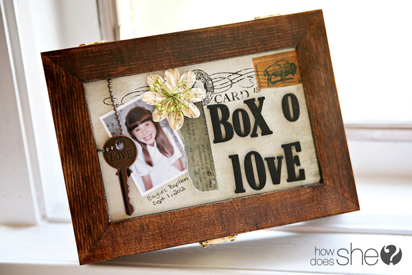 Make a box of love with free printable download