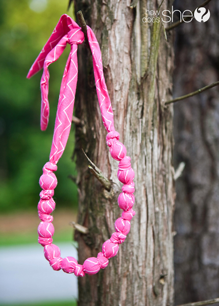 DIY Fabric Necklaces