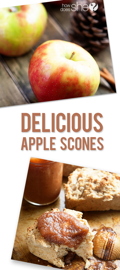 delicious apple scones