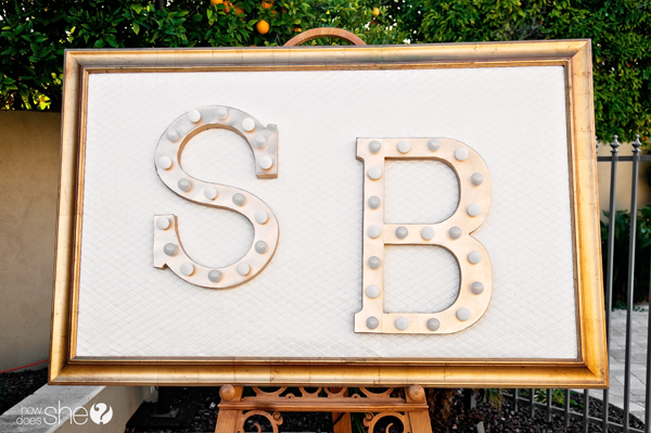 DIY Marquee letters