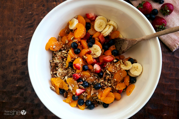 Whole Grain Fruit Salad