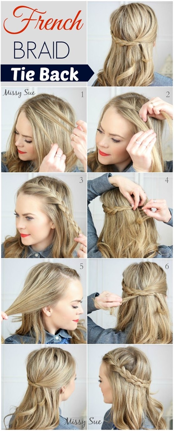 How to Style a Classic French Braid | Penteados com trança, Cabelo com  trança, Penteados