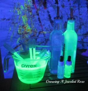 glowing mad Science lab