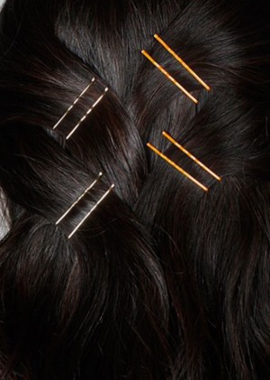 ways to wear a bobby pin