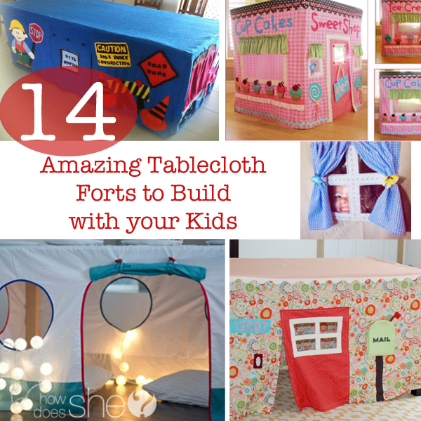 14 Amazing Tablecloth Forts