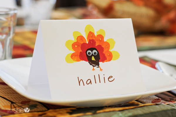 Easy Thanksgiving Place Cards