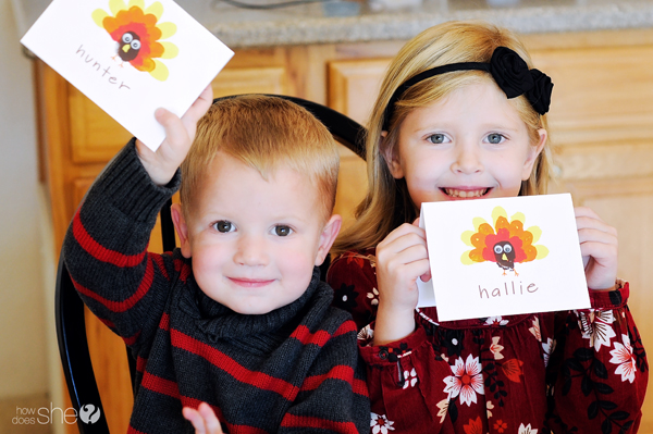 Easy Thanksgiving Place Cards