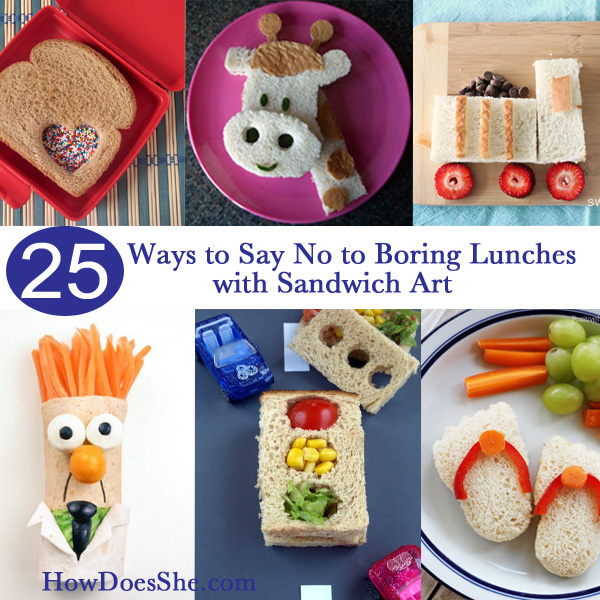 25 Ways to Say No to Boring Lunches with Sandwich Art