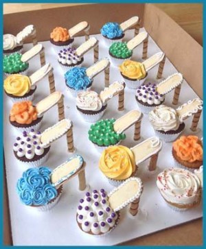 high heel cupcakes