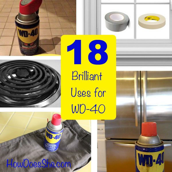 Uses for WD40 Around The House