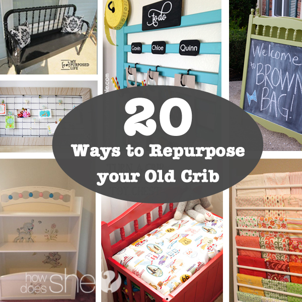 Repurpose your old Crib