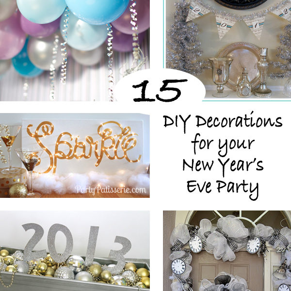 15 DIY Decorations for your New Year's Eve Party
