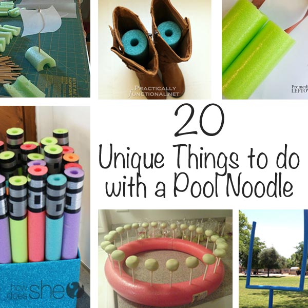 20 Unique Things to do with a pool Noodle