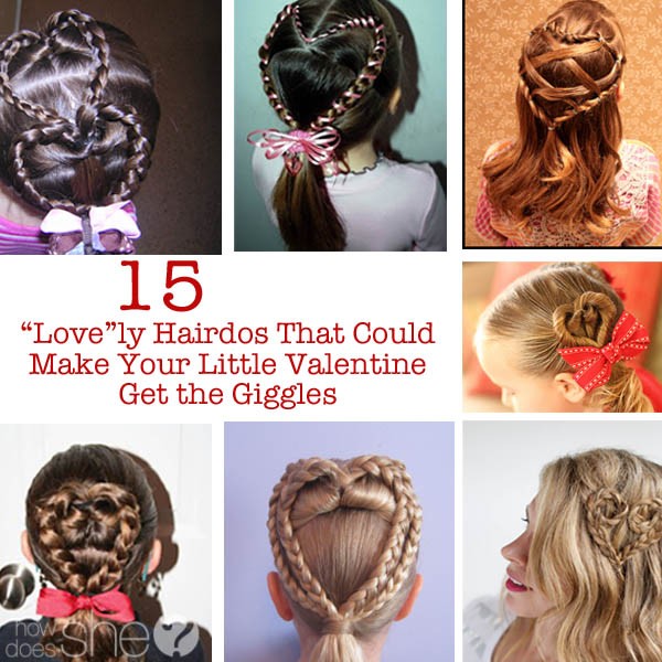 15 Lovely Hairdos That Could Make Your Little Valentine Get the Giggles