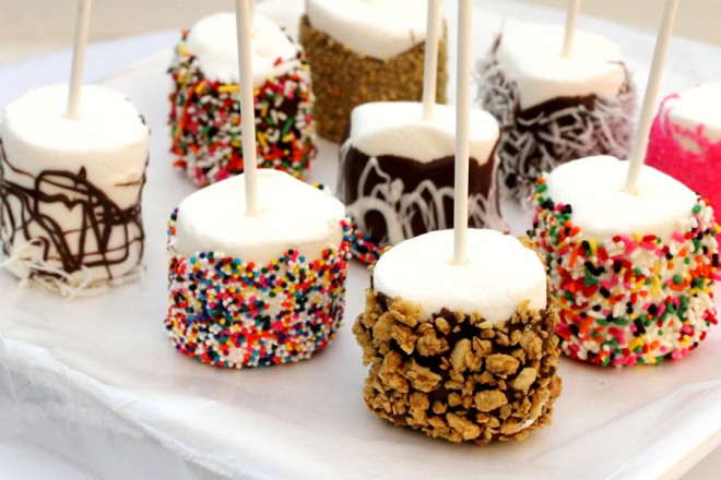11. marshmallow pops