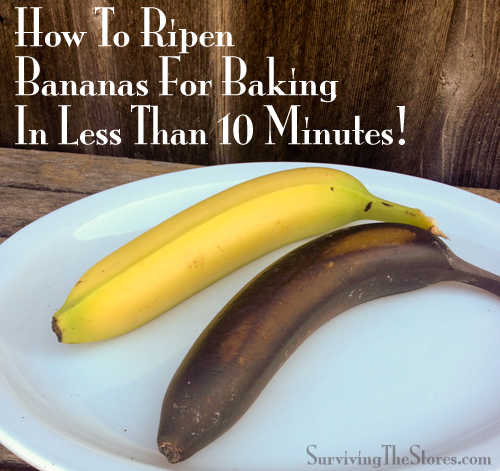 15. ripen bananas