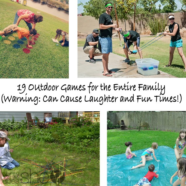 19 Outdoor Games for the Entire Family (Warning- Can Cause Laughter and Fun Times)