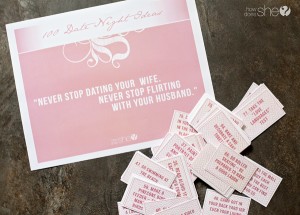 Exclusive FREE Printables: 100 Date Night Ideas Under $30!