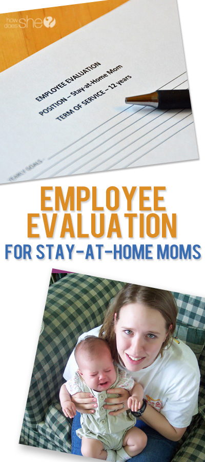 Employee Evaluation for Stay-at-Home Moms