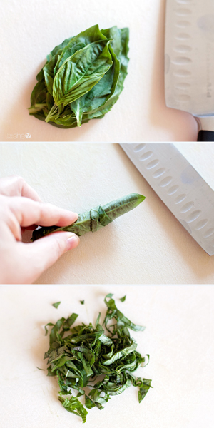 collage of fresh herbs and a knife