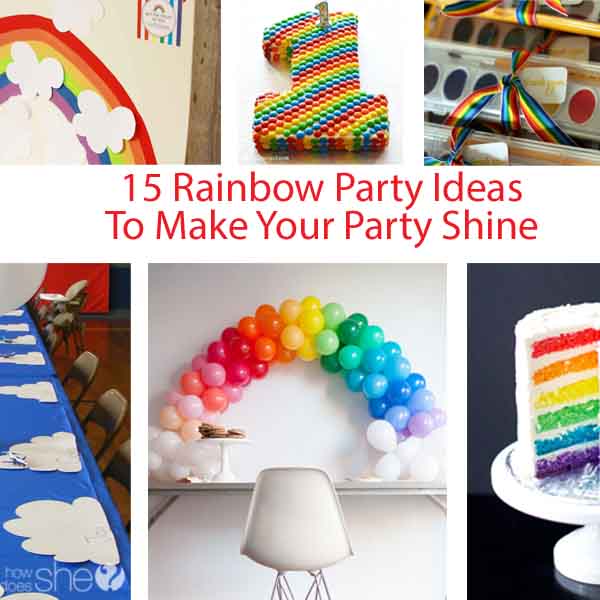  Rainbow Birthday Party Ideas 