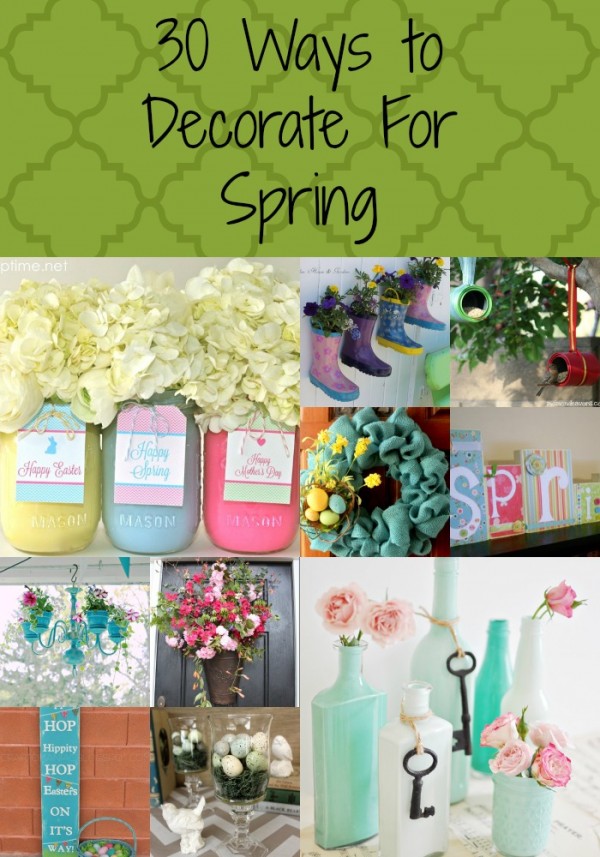 Decorate for spring on a budget