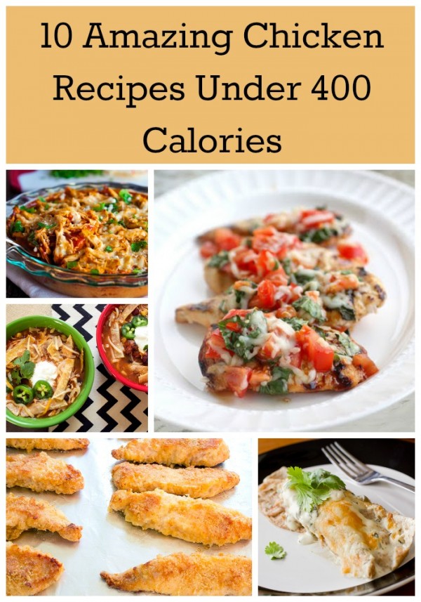 chicken recipes under 400 calories