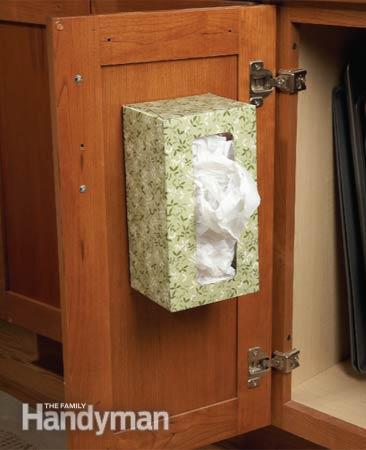 tissue box bag storage