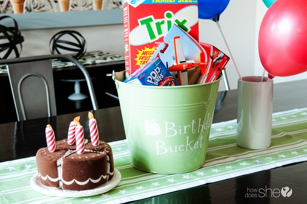 A birthday tradition to start now: a Birthday Bucket