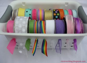 ribbon storage
