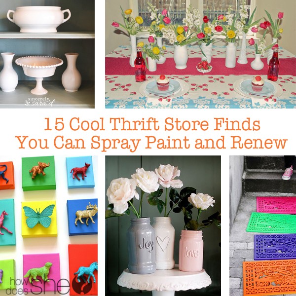 15 Cool Thrift Store Finds You Can Spray Paint and Renew