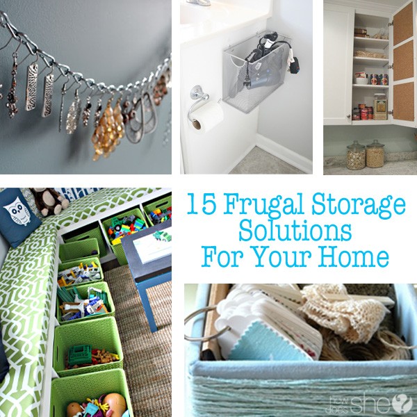 15 frugal Storage Solutions for your home