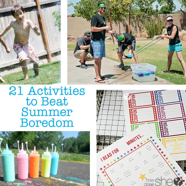 21 Activities to Beat Summer Boredom