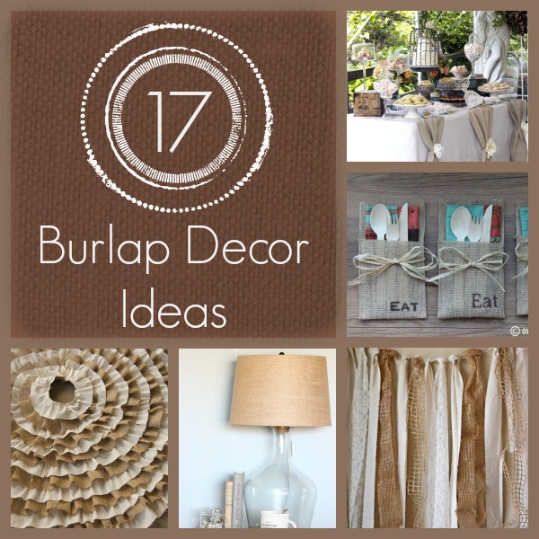 Burlap Collage