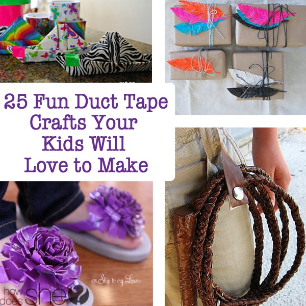 25 Fun Duct Tape Crafts Your Kids Will Love to Make