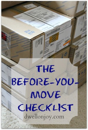 Tips to make moving easier