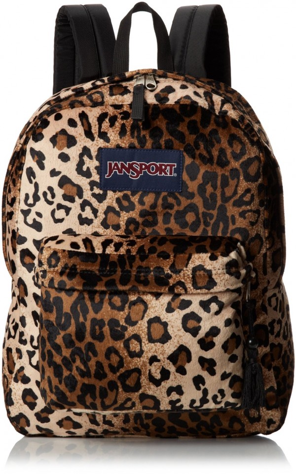 cheetah print jansport backpack