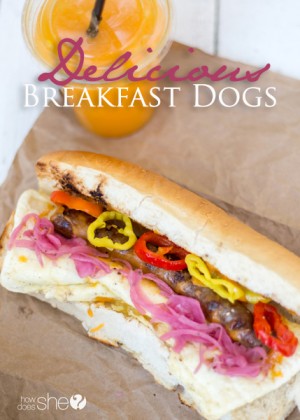 delicious breakfast dogs