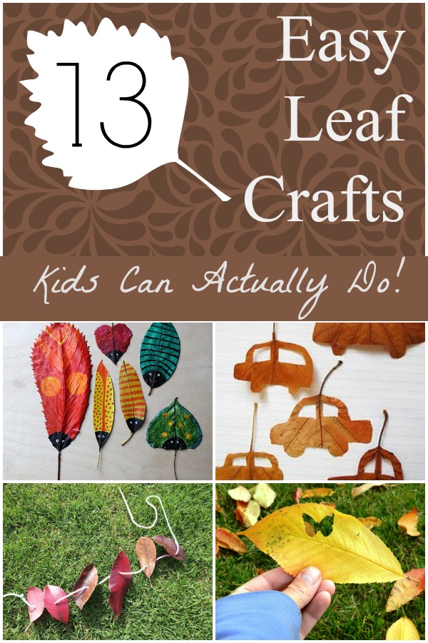Leaf Crafts Collage