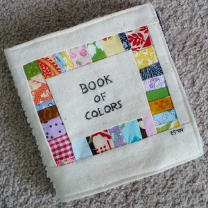 scrap fabric book of colors