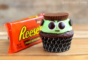 Reeses-Frankenstein-Cupcakes