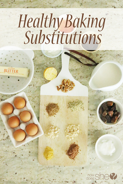 healthy baking substitutes