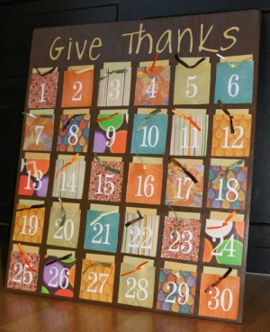 give thanks board