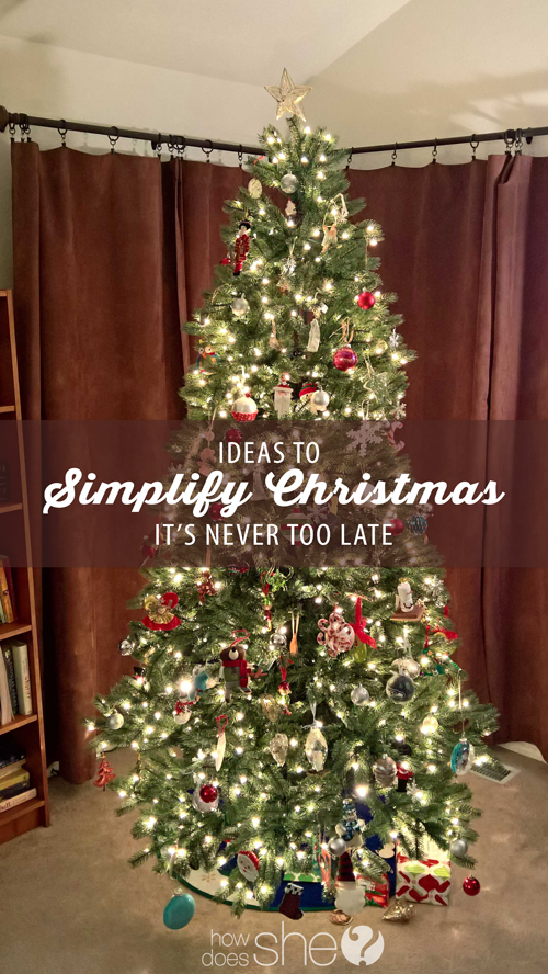 Ideas para simplificar la Navidad
