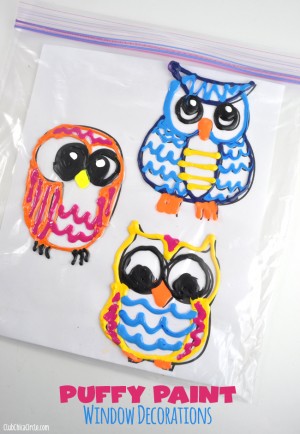 Owl-Homemade-Puffy-Paint-Window-Decorations
