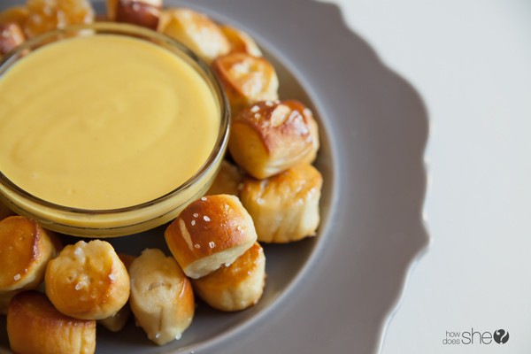 Soft Pretzel Bites with the BEST EVER Honey Mustard Dip (3)