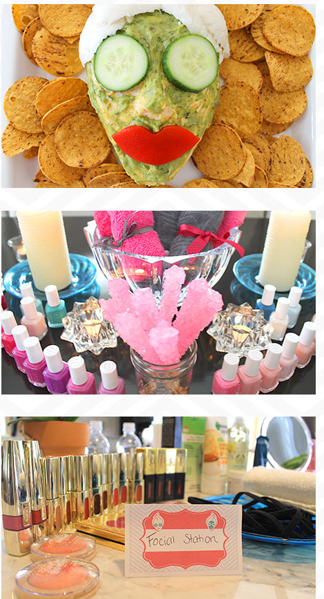 spa themed sweet 16 parties images