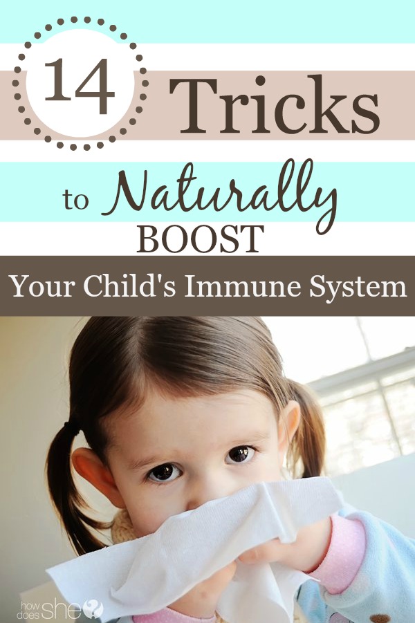 Naturally boost your child's immune system