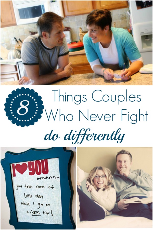 Couples who never fight